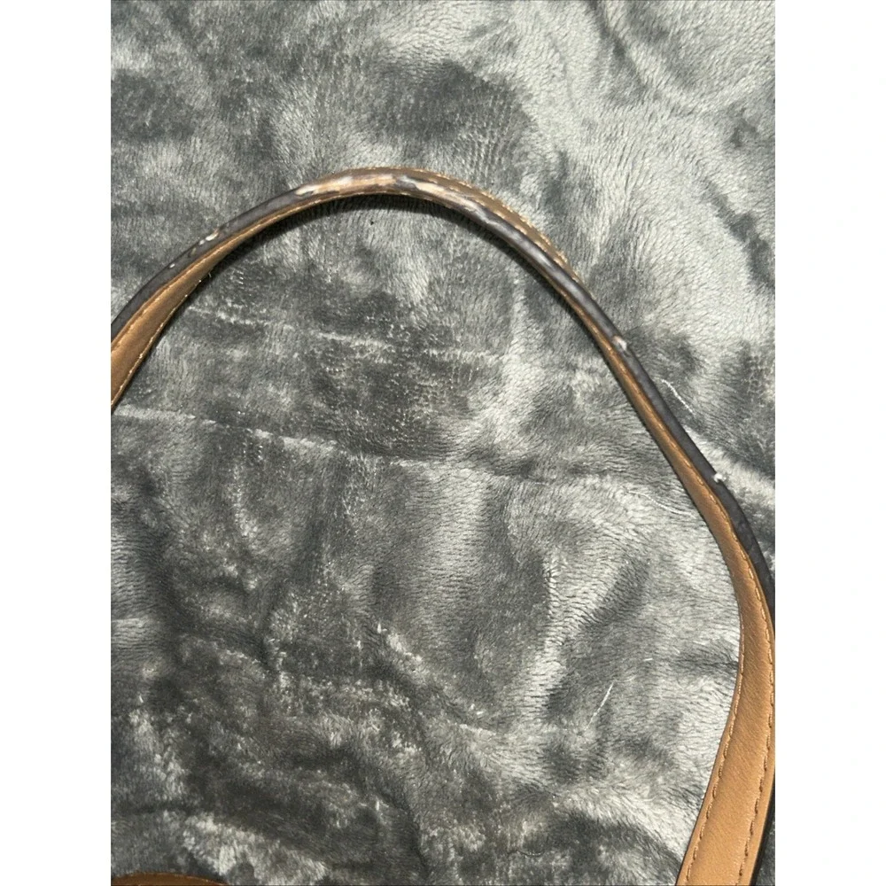 Michael Kors Jet Set Travel Large Mk Signature Logo Tote Handbag Brown 30S11T4B